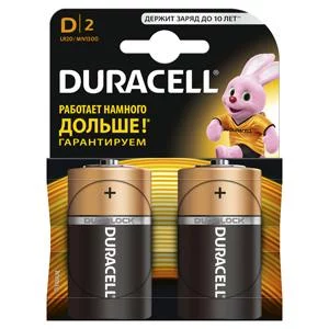 Батарейки DURACELL (D) LR20-2BL 2 шт