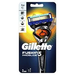 GILLETTE Бритва Fusion ProGlide Flexball с 2 сменными кассетами Станок + 2 кассеты
